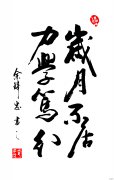 书法：岁月不居力学笃行