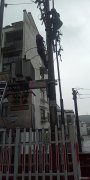 江西婺源：冒雨抢修