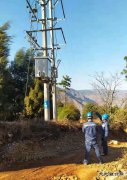 会泽火红供电所开展线路设备巡视做好春节保电工作