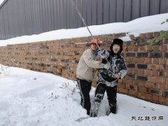 大唐葫芦岛热力公司：清扫积雪保畅通 加大巡检保供暖