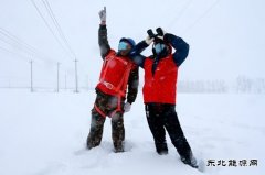 兴凯湖供电公司：无惧风雪开展“特巡” 可靠供电保民生