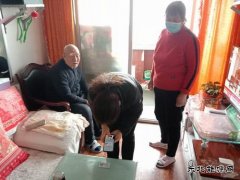 蒲白马南社区：高龄复审我帮您  关爱老人暖民心