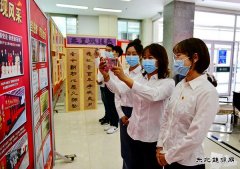 牡丹江水电总厂：举办“奋进崭新征程 喜迎二十大”图片书画展