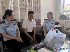 哈巴河执法大队：情系驻村干部 双节慰问暖人心