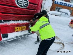 阿勒泰执法支队哈巴河执法大队：以雪为令 除雪保畅