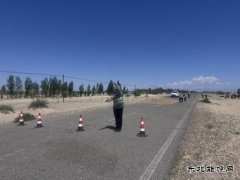 哈巴河执法大队：开展抗击风吹沙自然灾害应急处置演练活动