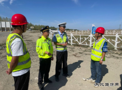 哈巴河执法大队：加强在建公路项目施工监管 确保公路安全