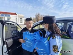 北屯执法大队：清明坚守保畅通 普法宣传护平安